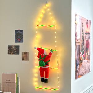 LED 캔디 사다리 산타 크리스마스 장식 소품 데코 인테리어 트리 루돌프 산타클로스 인형