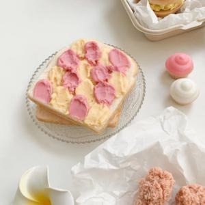 자체제작 식빵 모형 수제 실리콘 베이킹 캔들 다용도 몰드 얼음틀 1구