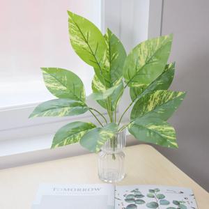 인조식물 조화 스킨답서스 12잎 부쉬 실내 인테리어 장식 조경용