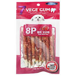 베게 강아지이갈이간식 미트오리껌 8P 스틱형