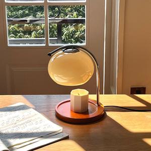 [해외] 미드센츄리 빈티지 원목 캔들워머 타이머 캔들 램프 무드등 5colors