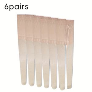 TEMU 6pcs 세트 여성용 슬림핏 하이웨이스트 반투명 레깅스, 오버사이즈 양말