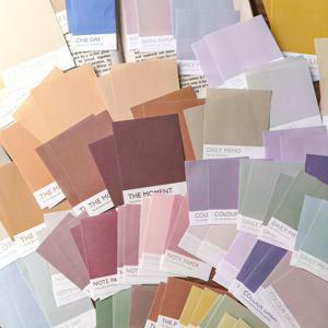 TEMU 100장의 쓰기 가능한 컬러 스티키 노트 DIY 장식 손 계정 재료 용지 1개