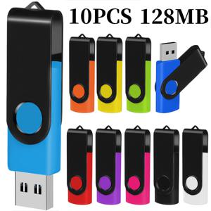TEMU 10팩 SINHYTE USB 2.0 플래시 드라이브 - 고속 스위블 디자인 메모리 스틱, 128MB~32GB 용량, 데스크탑/노트북 저장용, 비즈니스 선물 및 데이터 전송, 멀티컴파트먼트 보관함, 세련된 테크 액세서리, 고품질 저장 장치, 휴대용 컴팩트 소형, 견고한 구조, 컴퓨터 사용자용