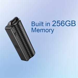 TEMU 256GB 자석 및 휴대용 음성 녹음기, 2500mAh 배터리, 잡음 감소, 시간 스탬프, 원클릭 녹음, Type-C 잭, 4GB/32GB/64GB/128GB 옵션, 발표, 인터뷰 및 회의에 이상적, 인터뷰 녹음, 현대적인 디자인, 내구성 있는 구조