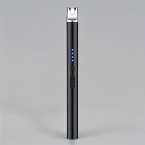 TEMU LED 배터리 디스플레이가 있는 확장형 USB-C 충전식 전자 라이터, 긴 아크 점화 및 Type-C 충전 포트 - 안전한 리튬 폴리머 배터리, 캔들, 가스 스토브, 캠핑, 바비큐, 주방용 호환 가능 - 야외, 실내 및 휴일 사용에 이상적인 선물, 내구성 있는 디자인의 라이터