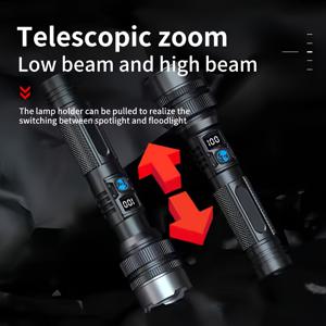 TEMU 고출력 줌 손전등, 야외 다기능 휴대용 미니 접이식 줌 라이트, 캠핑 장비, 핸드헬드 토치, 내구성 있는 구조, 밝은 빔, 조절 가능한 초점 손전등, 가정 안전, 모험 장비, 충전식 고출력 손전등, 고출력 및 장거리 손전등, 리디미 손전등, 나노텐 손전등, 강력한 LED 손전등, 슈퍼 플래시 메이크 블라인드, 총용 손전등, 전술용 총용 손전등