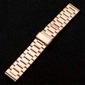 TEMU 2색 스테인레스 스틸 시계 스트랩, 20mm/22mm, 삼성 7/6/5/44mm/40mm/3/45mm/41mm 기어 S3 클래식 , 화웨이 워치 GT4 3/2/2e, 방수 아님, 배터리 없음, 플립 버클 포함.