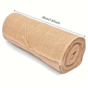 TEMU 2m 길이, 15cm/20cm 폭 선택 가능한 천연 고품질 대마천 롤, 나무 줄기 감싸기, 식물 보온 보습 밴드, 원예, 결혼식 및 파티 장식용, 거친 대마, 원예 용품,웨딩 데코,핸드메이드 룩,러스틱 디자인,내구성 있는 소재,통기성 원단,수분 랩,정원사,이벤트 플래너