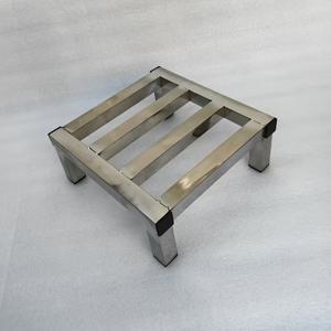 TEMU 스테인리스 스틸 식물 스탠드 사각형 금속 받침대 달리 봉사이 화분 가스 캔 생선 탱크 밀가루 봉지 중부하 지지 와셔 냉장고 높은 받침대|화분받침대