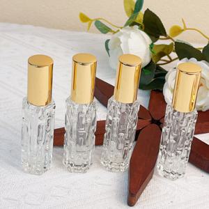 TEMU 4개 미니 향수 리필 스프레이 병 - 10ml 휴대용 여행용 유리 병, 누수 방지 디자인, 우아한 블랙 & 핑크 캡, 향수, 에센셜 오일, , 화장품에 적합한 컴팩트 & 스타일리시 디자인 - 외출 시 사용에 이상적, 향수 여행용 리필 병, 보관, 세련된 병 디자인, 내구성 있는 스프레이 메커니즘|오일스프레이