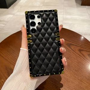 TEMU 럭셔리 디자인 패션 충격 방지 삼성 갤럭시 S24울트라/S24플러스/S24, S23울트라/S23플러스/S23, S22울트라/S22플러스/S22용 폰 케이스, 낙하 방지 커버