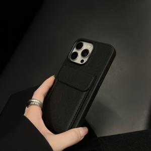 TEMU 아이폰 16 프로 맥스 케이스를 위한 디자인된 비즈니스 카드 홀더, 아이폰 15 프로, 아이폰 14, 12, 및 11과 호환 가능, 단색의 큰 구멍을 특징으로 합니다.