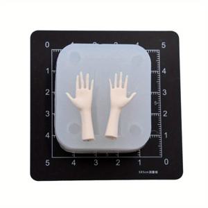 TEMU 미니 인형 손바닥 몰드, 전문 인형 팔 성형 도구, 시뮬레이션 디자인, 점토, 3D 폴리머, 초경량 도자기에 적합 - 크리스마스, 할로윈, 이스터, 빛 축제, 추수감사절 등 휴일 장식에 이상적