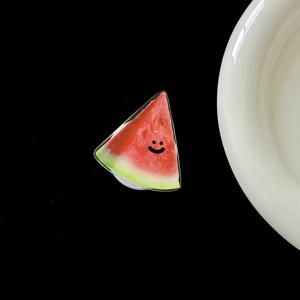 TEMU 2D 평면 시뮬레이션 과일 패턴 폰 케이스 붙이 스타일 브래킷, 접이식 손가락 폰 그립, 완벽한 전자 액세서리 및 독특한 선물 아이디어