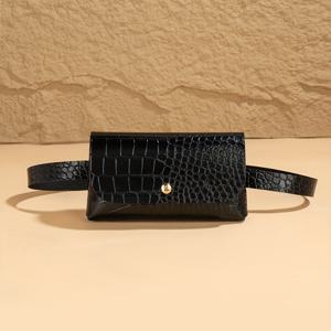 TEMU 여성용 인조 크로커다일 질감 PU 벨트백 - 잠금장치 & 조절 가능한 스트랩, 골드톤 하드웨어, 벨트백 지갑 & 휴대폰 홀더, 일상 또는 공식 행사용 벨트백 - 레트로 스타일, 골드톤 하드웨어, 벨트 루프 호환 (안감 없음) - 다용도 허리 가방, 클러치 파우치, 고품질 여성용 가방, 여성용 핸드백, 숄더백, 클러치 퍼스