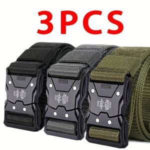 TEMU 실용적이고 내구성이 뛰어나며 패셔너블한 스포츠 벨트 세트, 3종 세트