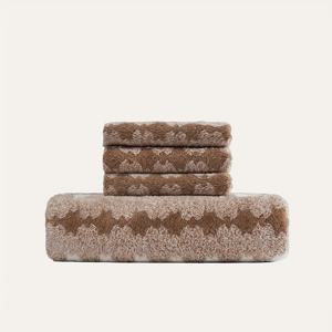 TEMU 4개 세트 목욕 타월 - 1개의 초대형 목욕 타월 (180x90cm / 71x35.5인치) & 3개의 핸드 타월 (35x35cm) 컬러풀 스페클럼 패턴 부드럽고 고흡수성 - 가정, 호텔, 수영장 및 해변에 이상적, 세탁용 천