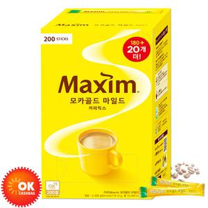[맥심] 모카골드 커피믹스 180T +20T 총200T