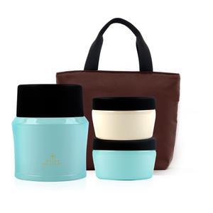 스위스밀리터리 루앙 890ml 도시락세트 (아이보리)