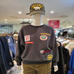 [지프] 여전용 와펜시리즈 맨투맨 티셔츠 JN1TSF813