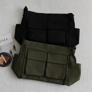 [LAINI]카고 빅 크로스 캔버스백 ba-60394c