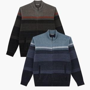 [크로커다일]한기장 패턴 융본딩 가디건 CDAA9KW4382_JJ