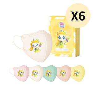 캐치티니핑4 KF-AD 유아 마스크 새콤핑 소형S 20매 X6