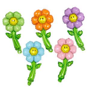 미니쉐잎 데이지플라워 세트10개 호일 풍선 졸업 생일