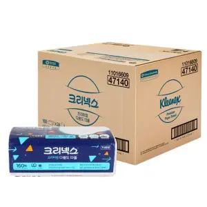 크리넥스 프리미엄 위생 다용도 타올 폴리 160매 x 24개