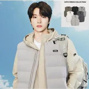 [내셔널지오그래픽](강남점) [라이즈 착용] 남녀공용 여성용 N244UDV010 헤론 U넥 경량 구스 다운 베스트