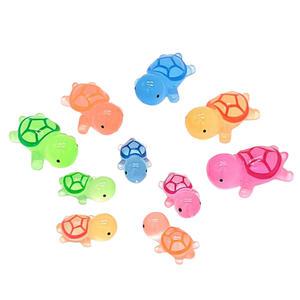 포레스 어항 테라리움 화분 꾸미기 피규어 야광 거북이가족 세트