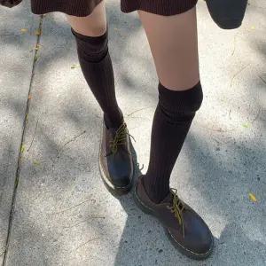 [모코블링] 베이직 골지 니삭스 #양말 #니삭스