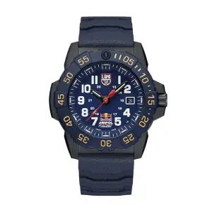 [루미녹스] XS.3501.ARB.N 레드불 콜라보 네이비씰 한정판 남성 우레탄 시계