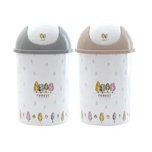 니드코 휴지통 쓰래기통 원형 스윙 휴지통 1호 wou2+5ClS