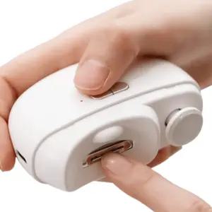 스마트 전동 손톱깍이 충전식 자동손톱갈이 저소음 유아 아기 손톱관리 3IN1멀티