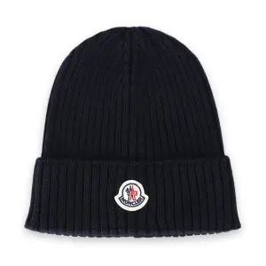 [몽클레어] 키즈 와펜 패치 울 비니(네이비) 3B00009 M1131 742