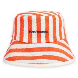 [보보쇼즈] 키즈 스트라이프 버킷햇(오렌지) B125AI019 811