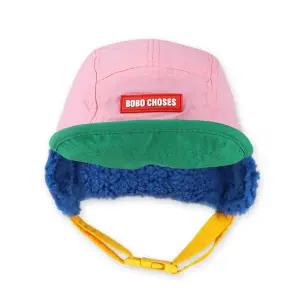 [보보쇼즈] 키즈 컬러 블록 볼캡(핑크/그린) B225AI026 991