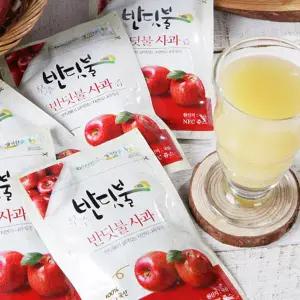 [행사 12,490] 25년 햇 사과로 만든 사과즙 120ml X 30봉 NFC착즙 생사과즙