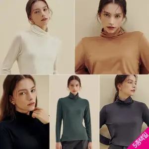 [GS특가][르오트] 텐셀리오셀 하이넥 티블라우스