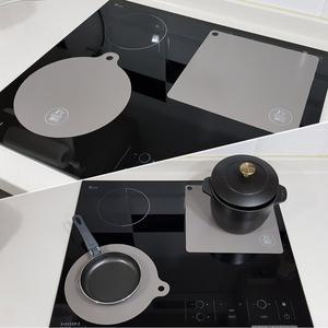 [엘홈]인덕션 전용 보호패드_원형,사각,특대형 택1 / 인덕션매트 인덕션커버 기스방지 인덕션보호커버