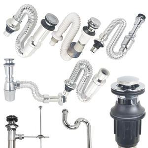 세면대배수관 부속 세면기 부품 부속품 자동폽업 아이트랩 배수관 폽업 트랩