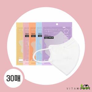 에어데이즈 보건용 마스크 KF94 화이트 x 30매 새부리형 비말차단 일회용 V