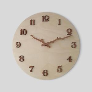 자작나무 나뭇가지 이사선물 무소음 벽시계 32cm