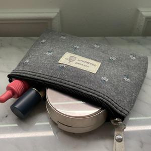 (그레이) 이너백소형 소지품파우치 작은 화장품파우치 소형