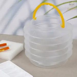 오리네 접이식 미니 물통 휴대용수채화물통