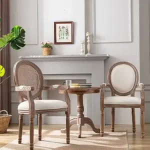 엔틱 빈티지 테이블 복고 원형 레트로 탁자 원목 북유럽 협탁