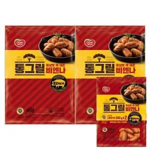 [동원] 통그릴 비엔나 1kg 2개 + 통그릴 비엔나 300g 2개[35428005]