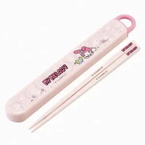 젓가락세트 마이멜로디 휴대용 키즈 캐릭터젓가락